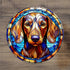 Dachshund Dapple Glass Suncatcher Worktop Saver